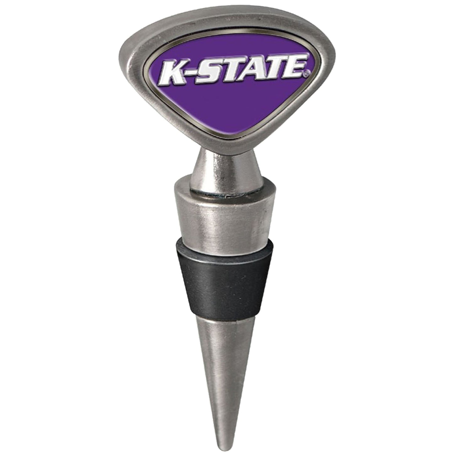 Silver Kansas State Wildcats Wine Stopper