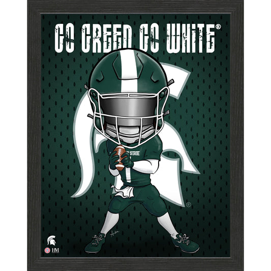 Highland Mint Michigan State Spartans 12'' x 15'' Dynamo Print Frame