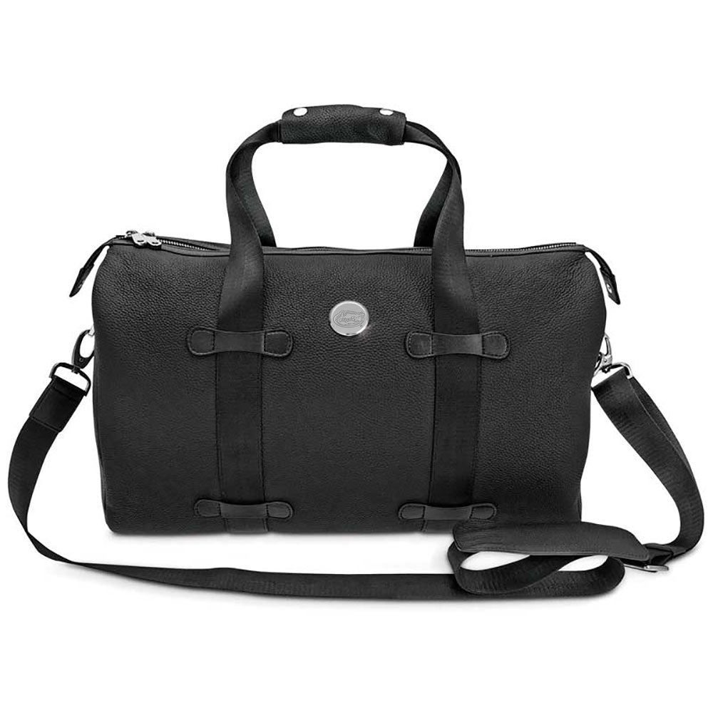Black Florida Gators Leather Overnight Bag