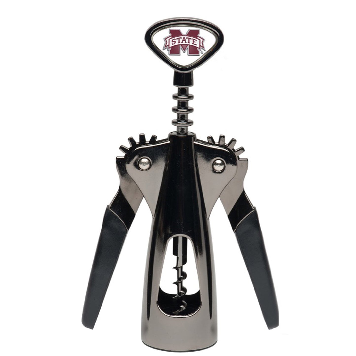 Silver Mississippi State Bulldogs Wine Opener