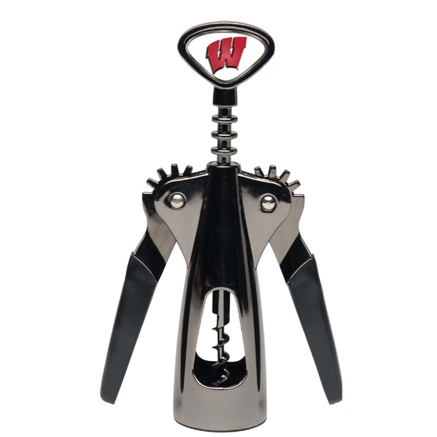 Silver Wisconsin Badgers Wine Opener