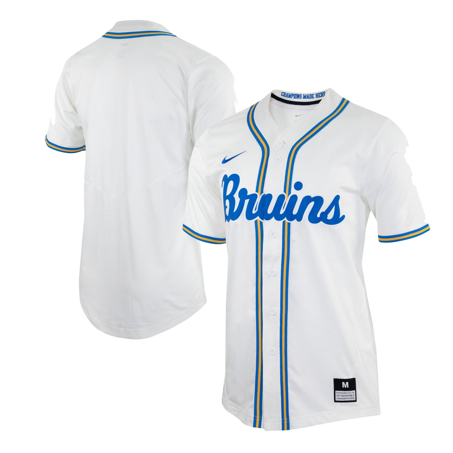 Men's Nike White UCLA Bruins Replica Baseball Jersey