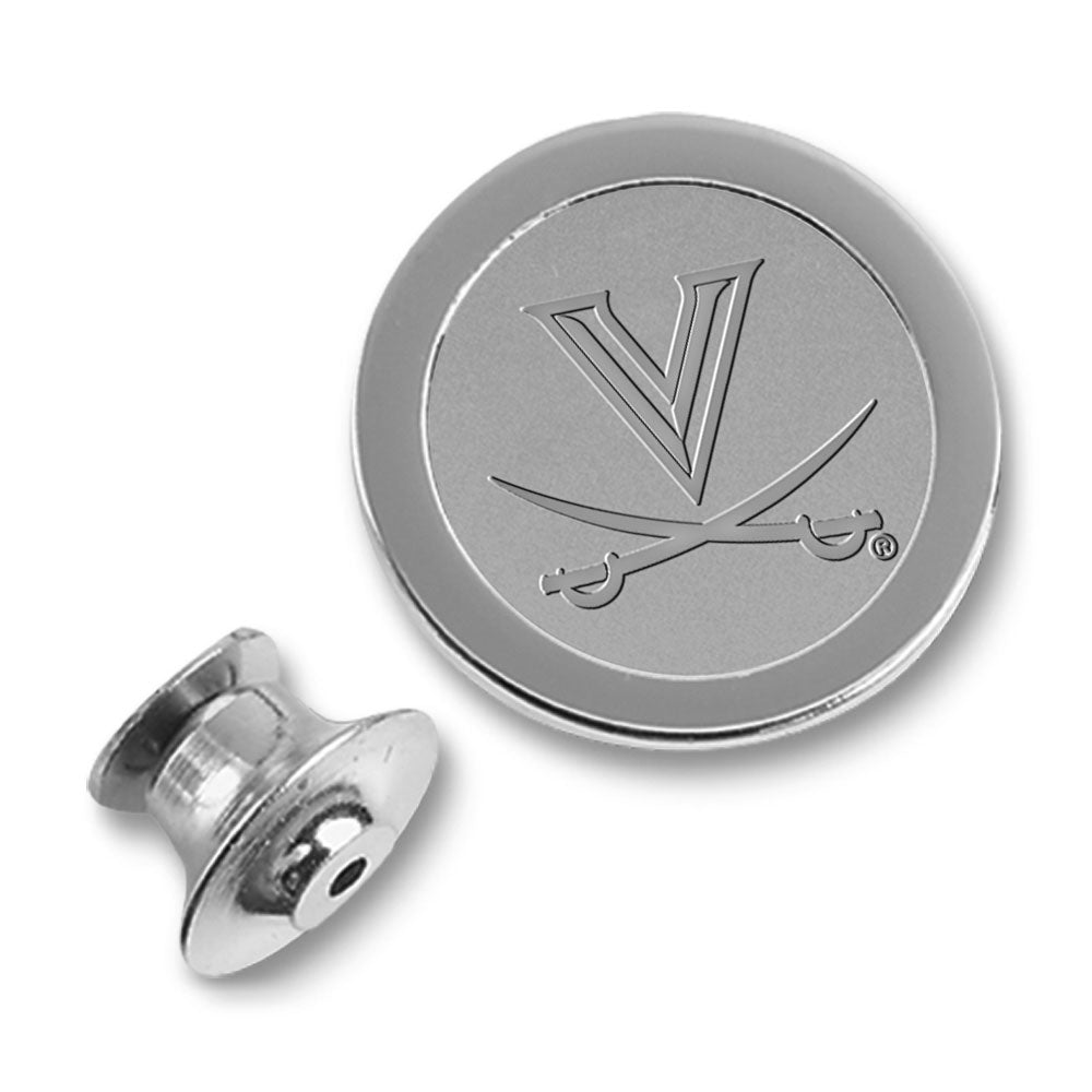 Men's Silver Virginia Cavaliers Lapel Pin