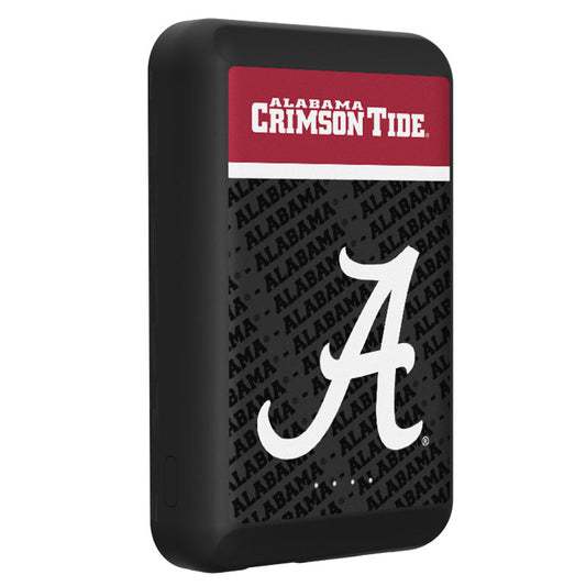 Alabama Crimson Tide Endzone Plus Logo Wireless Power Bank