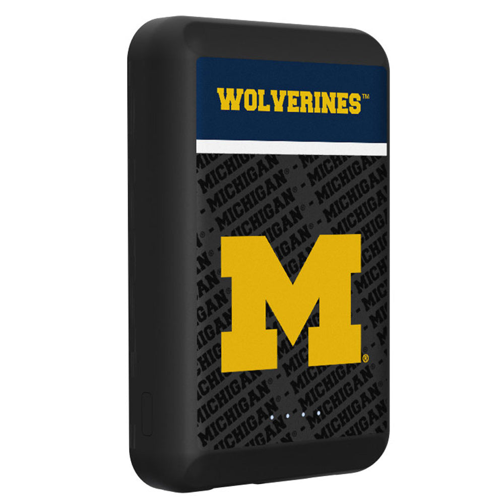 Michigan Wolverines Endzone Plus Wireless Power Bank