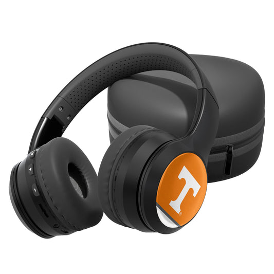 Tennessee Volunteers Stripe Design Wireless Bluetooth Headphones With Case