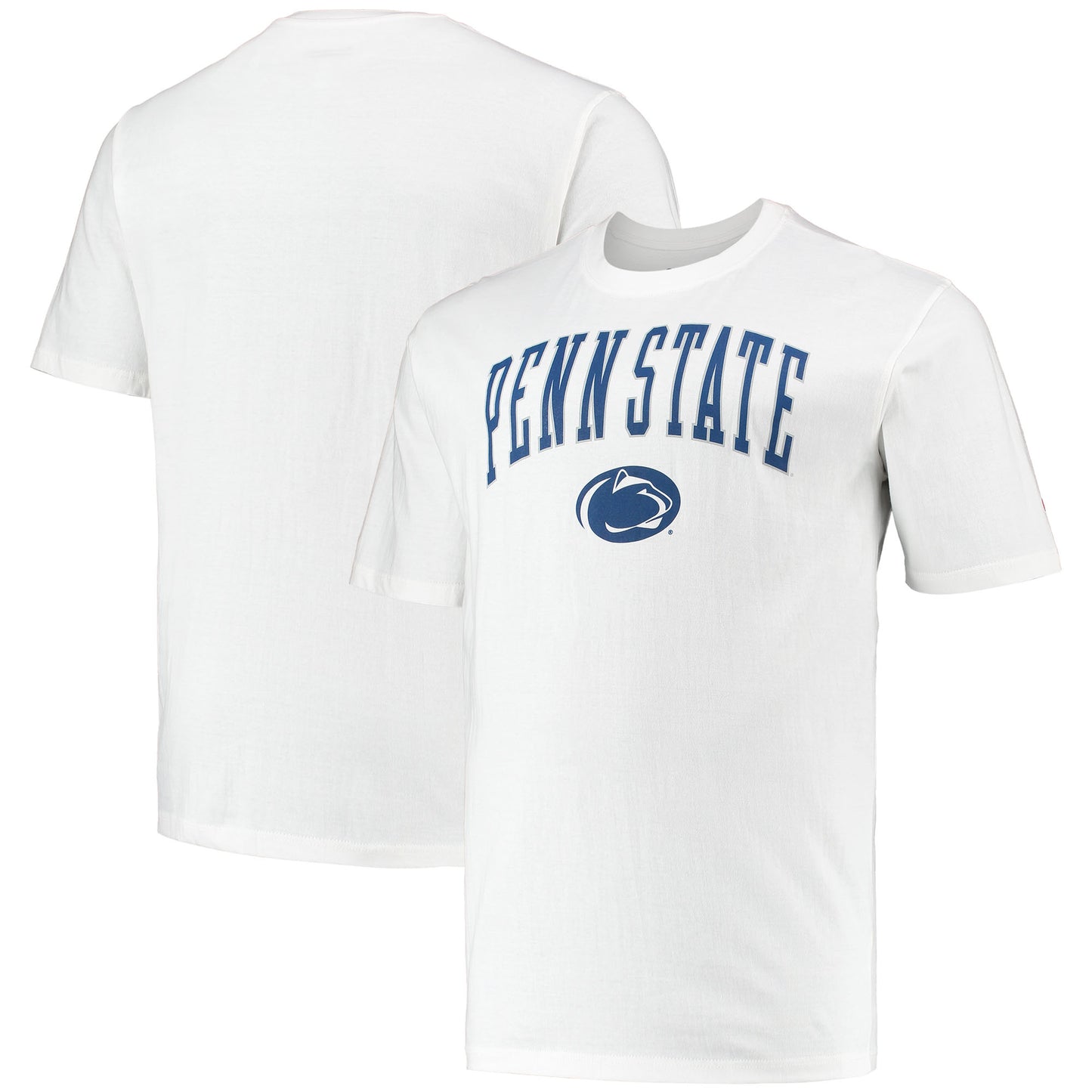 Men's Champion White Penn State Nittany Lions Big & Tall Arch Over Wordmark T-Shirt