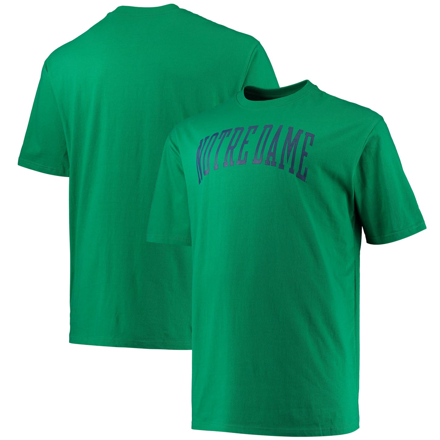 Men's Champion Green Notre Dame Fighting Irish Big & Tall Arch Team Logo T-Shirt