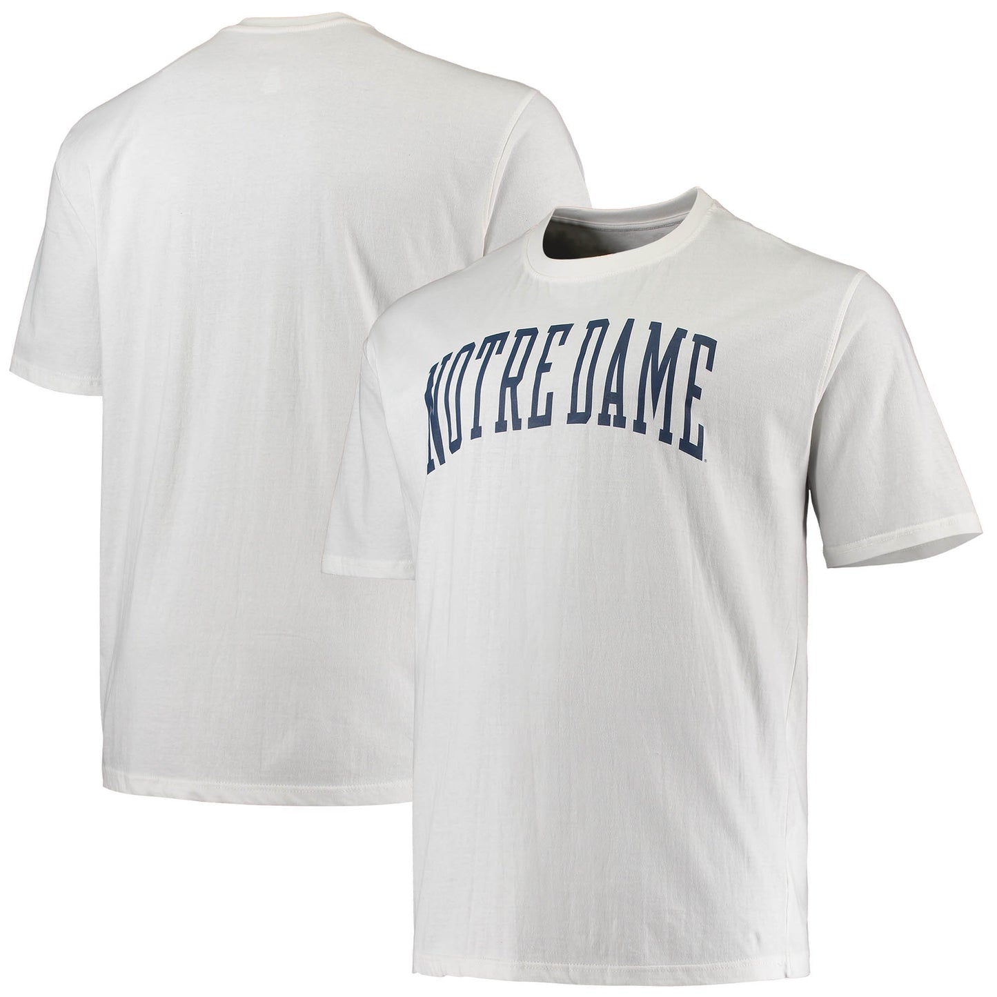 Men's Champion White Notre Dame Fighting Irish Big & Tall Arch Team Logo T-Shirt