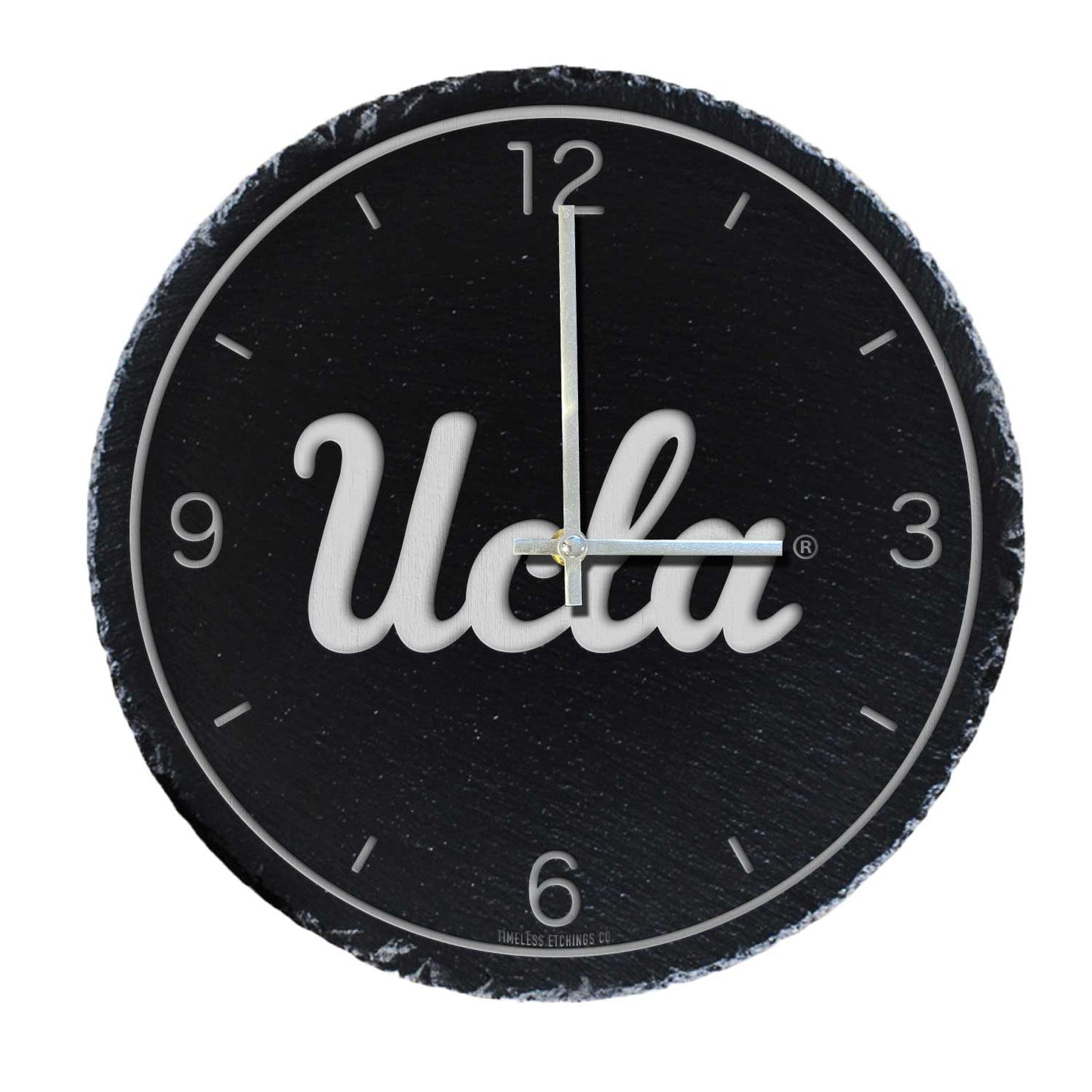 Gray UCLA Bruins 12'' Slate Clock