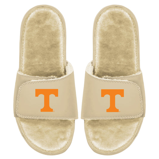Men's ISlide Tan Tennessee Volunteers Dune Faux Fur Slide Sandals