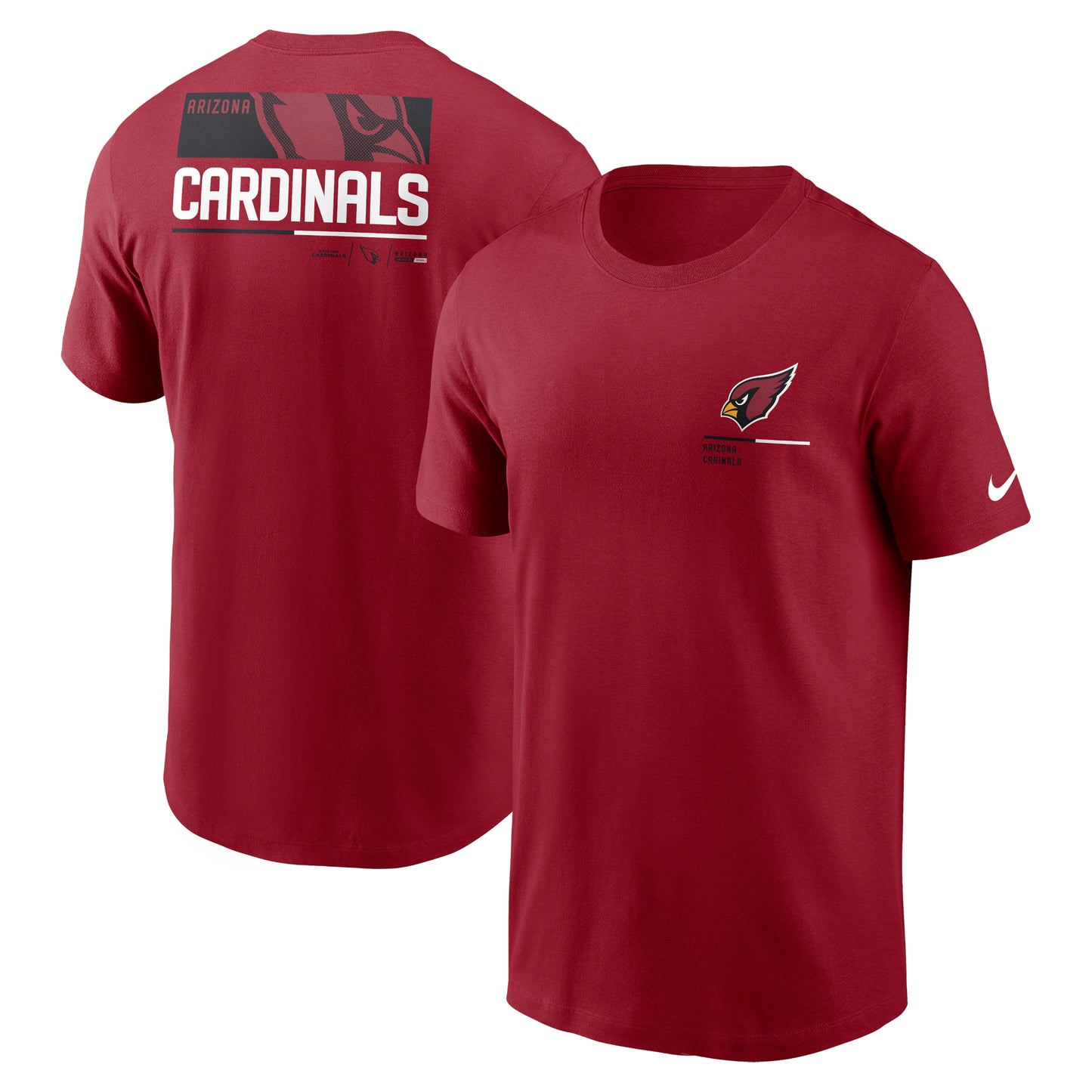 Men's Nike Cardinal Arizona Cardinals Team Incline T-Shirt