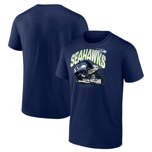 Men's Fanatics College Navy Seattle Seahawks Big & Tall End Around T-Shirt