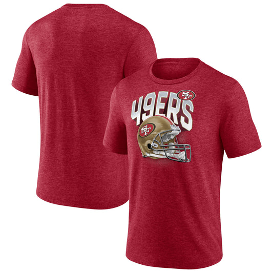 Men's Fanatics Scarlet San Francisco 49ers Big & Tall End Around T-Shirt