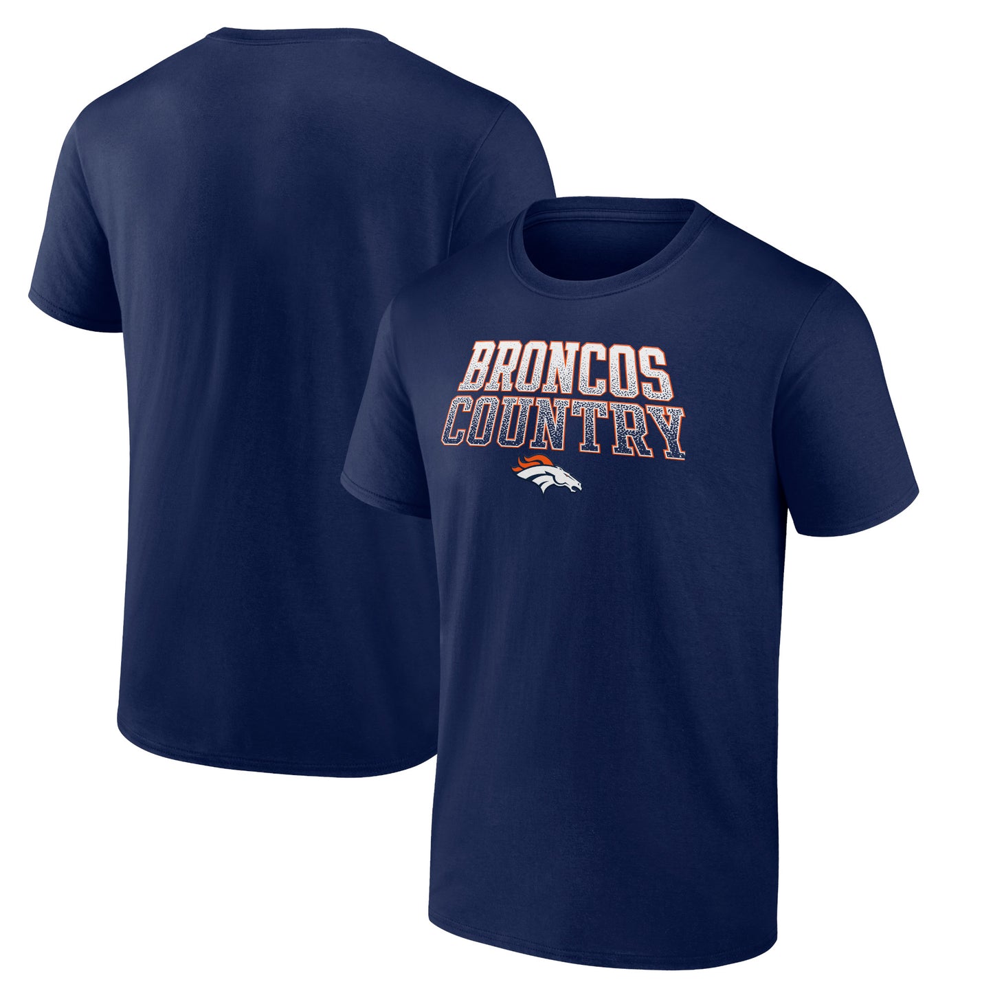 Men's Fanatics Navy Denver Broncos Big & Tall Broncos Country Statement T-Shirt