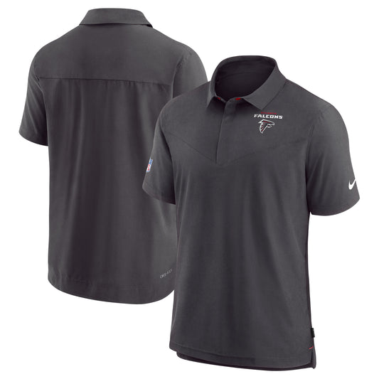 Men's Nike Black Atlanta Falcons Sideline Lockup Performance Polo