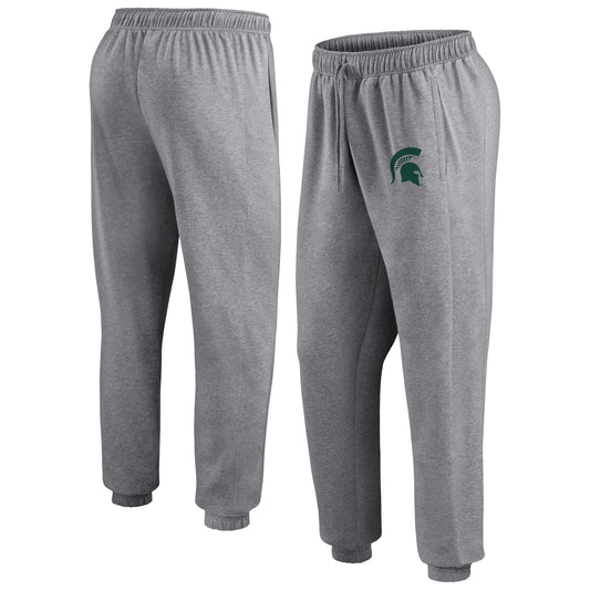 Men's Heathered Gray Michigan State Spartans On the Ball Joggers