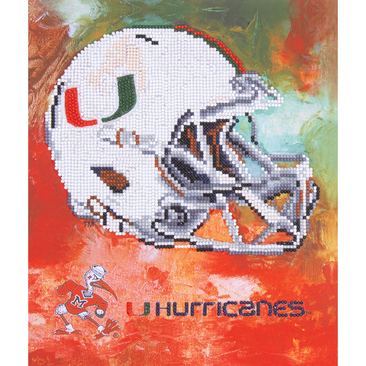 Miami Hurricanes Diamond Art Craft Kit