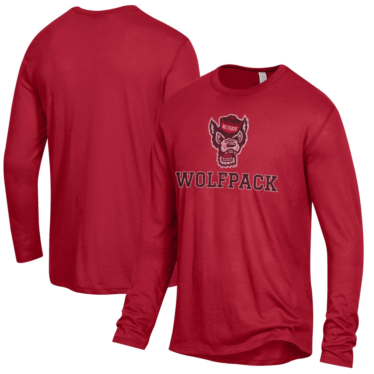 Men's Red NC State Wolfpack Keeper Long Sleeve T-Shirt