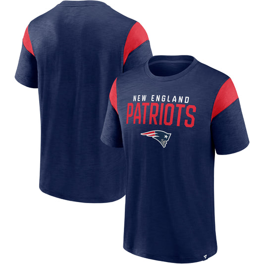 Men's Fanatics Navy New England Patriots Home Stretch Team T-Shirt