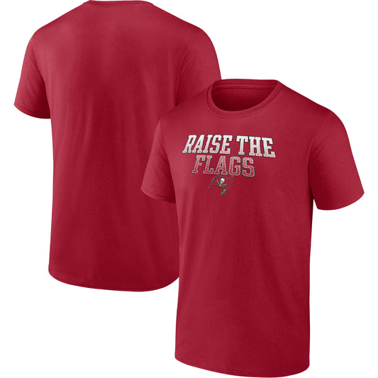 Men's Fanatics Red Tampa Bay Buccaneers Heavy Hitter T-Shirt