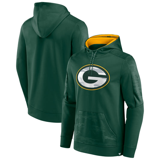 Men's Fanatics Green Green Bay Packers On The Ball Pullover Hoodie