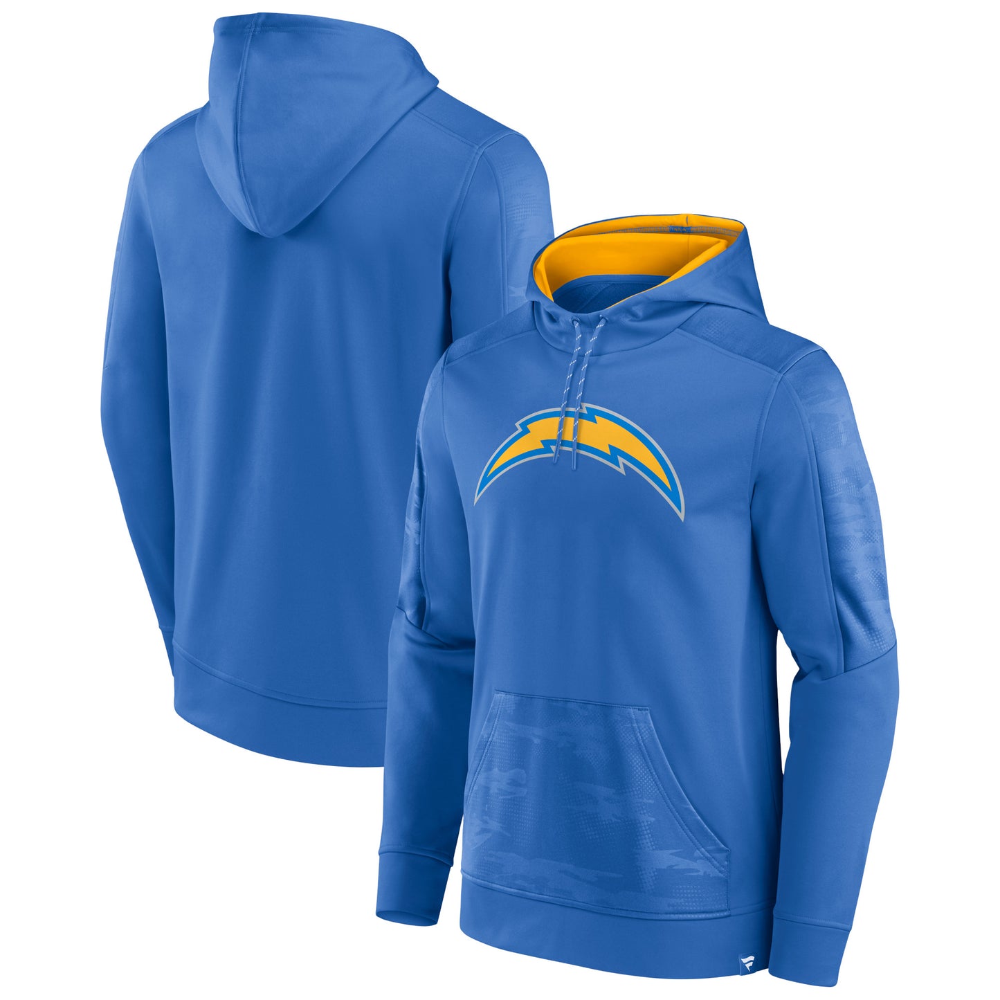 Men's Fanatics Powder Blue Los Angeles Chargers On The Ball Pullover Hoodie