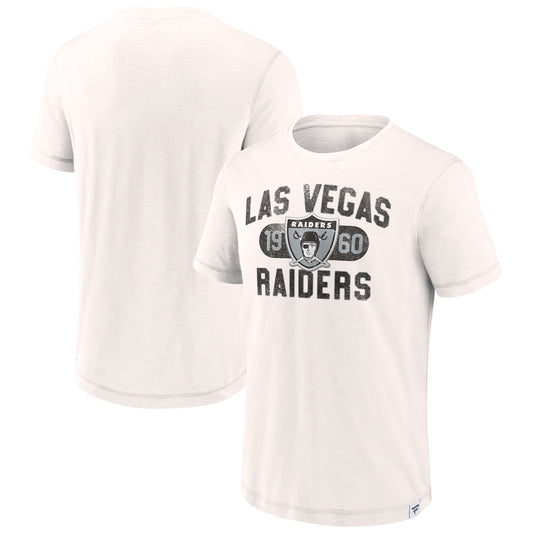 Men's Fanatics White Las Vegas Raiders Team Act Fast T-Shirt