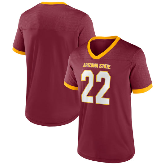 Men's Maroon Arizona State Sun Devils The Cut Football Jersey