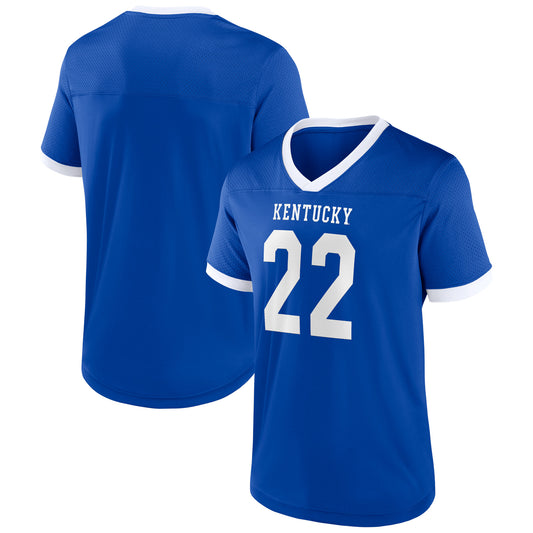 Men's Royal Kentucky Wildcats The Cut Football Jersey