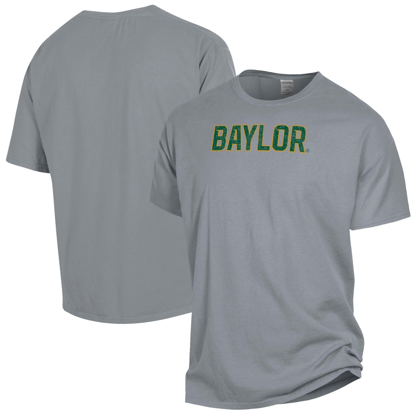 Men's ComfortWash Gray Baylor Bears Garment Dyed T-Shirt