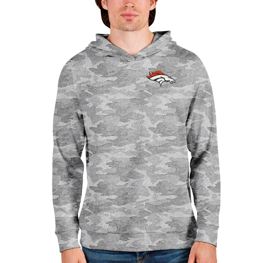 Men's Antigua Camo Denver Broncos Absolute Pullover Hoodie