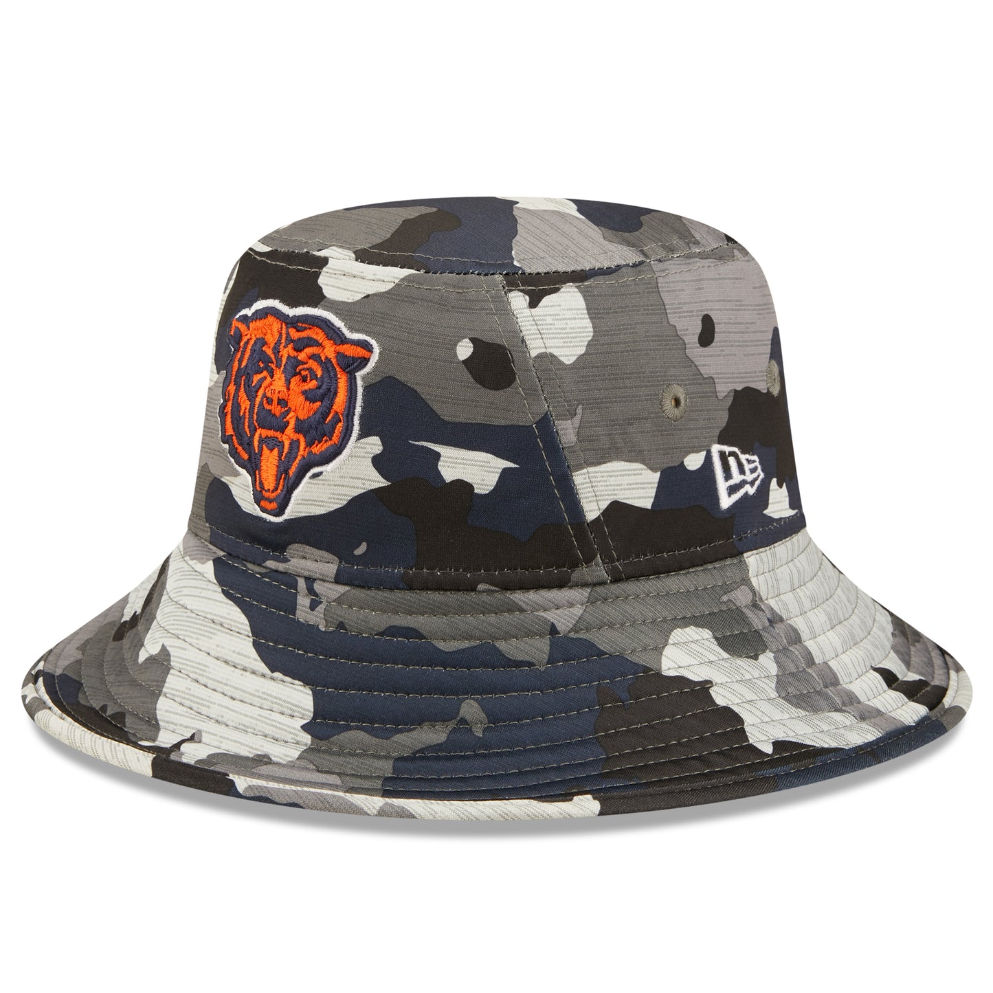 Men's New Era Camo Chicago Bears 2022 NFL Training Camp Official Mascot Bucket Hat