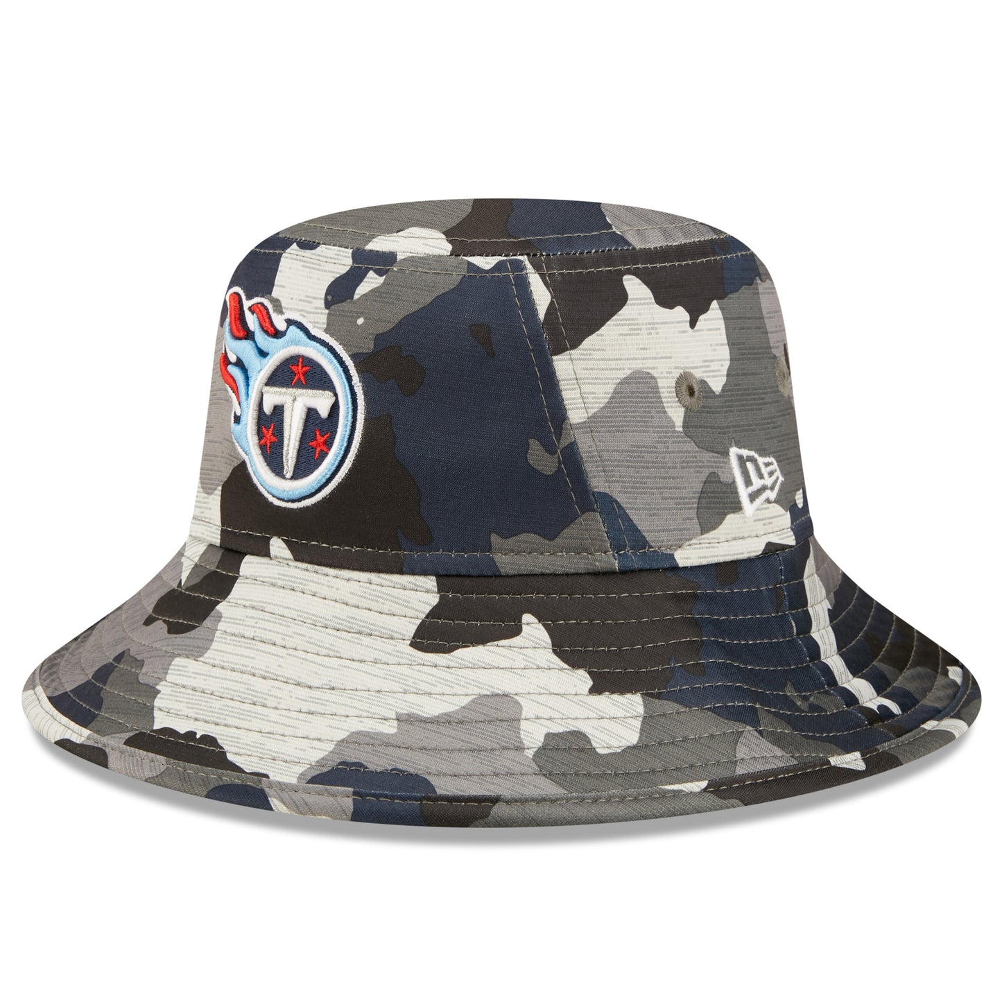 Men's New Era Camo Tennessee Titans 2022 NFL Training Camp Official Bucket Hat