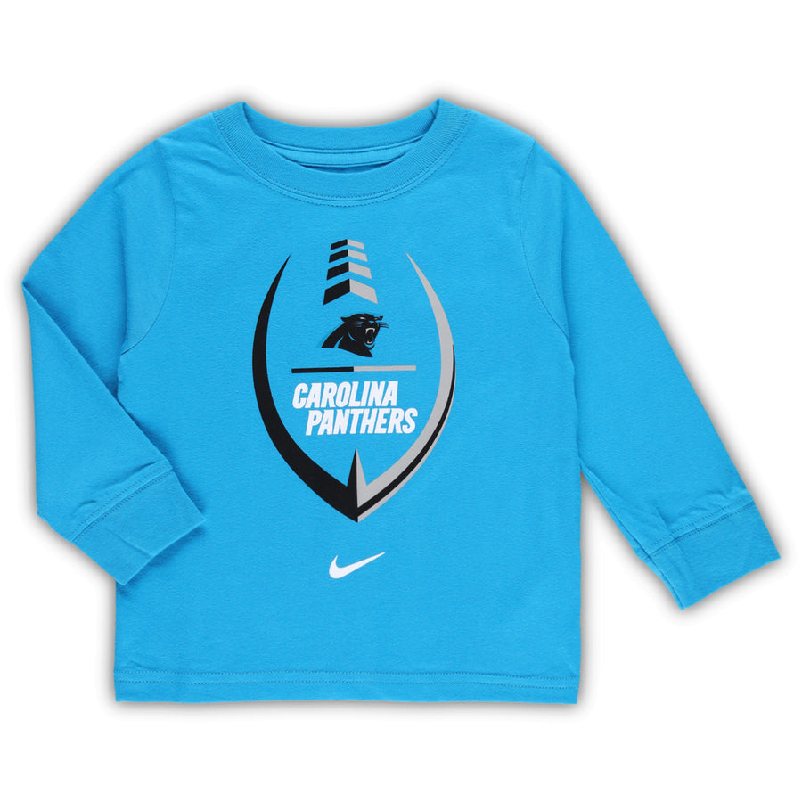 Toddler Nike Blue Carolina Panthers Icon Long Sleeve T-Shirt