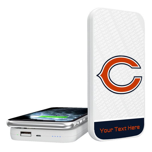 Chicago Bears Personalized 5000 mAh Wireless Powerbank