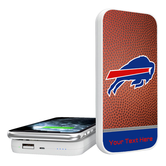 Buffalo Bills Personalized Football Design 5000 mAh Wireless Powerbank