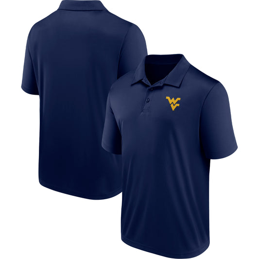 Men's Navy West Virginia Mountaineers Play Safe Polo