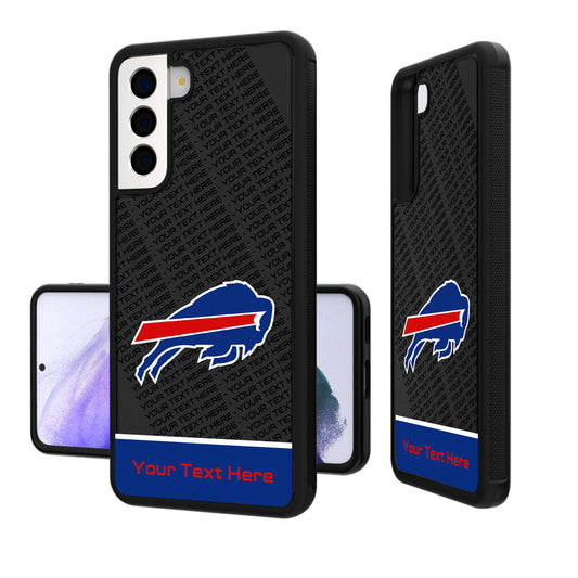 Buffalo Bills Personalized EndZone Plus Design Galaxy Bump Case