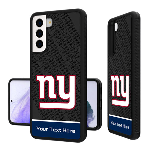 New York Giants Personalized EndZone Plus Design Galaxy Bump Case