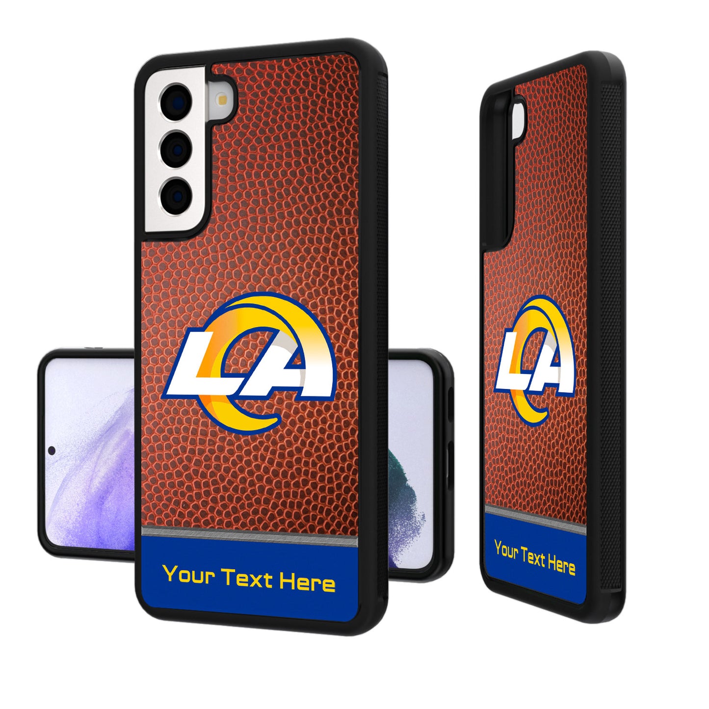 Los Angeles Rams Personalized Football Design Galaxy Bump Case