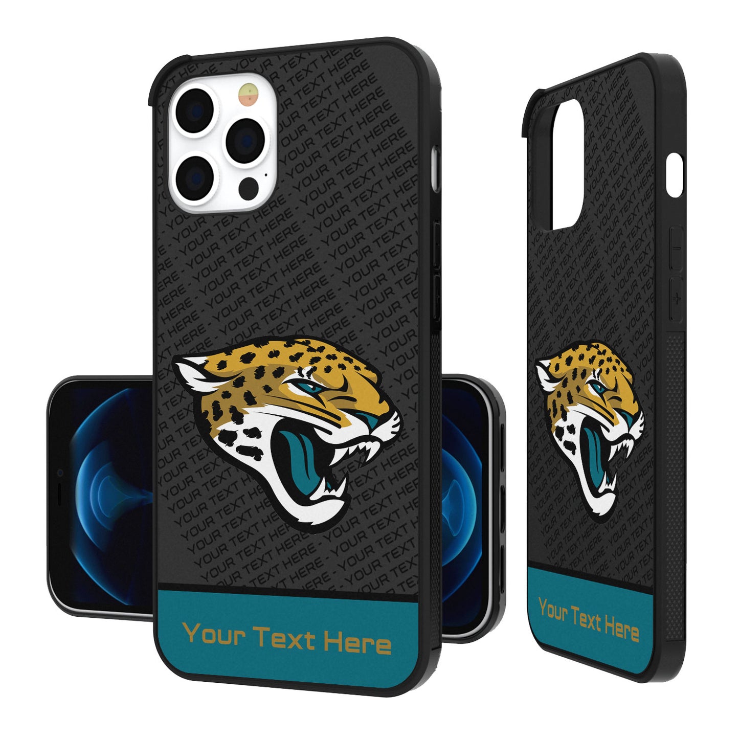 Jacksonville Jaguars Personalized EndZone Plus Design iPhone Bump Case