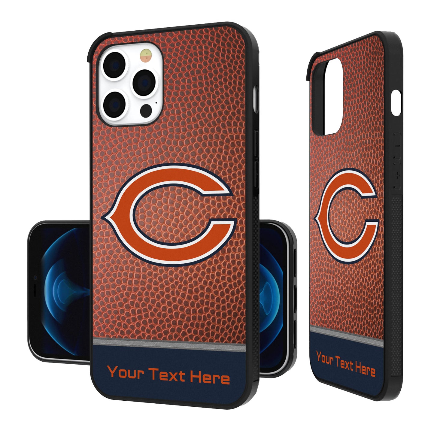 Chicago Bears Personalized Football Design iPhone Bump Case