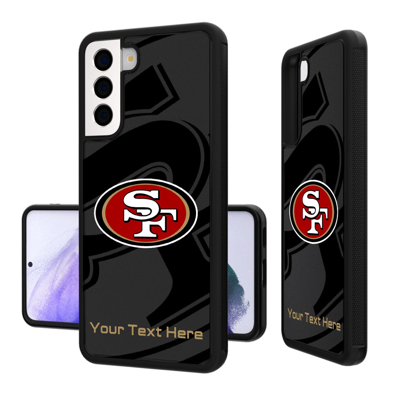 San Francisco 49ers Personalized Tilt Design Galaxy Bump Case