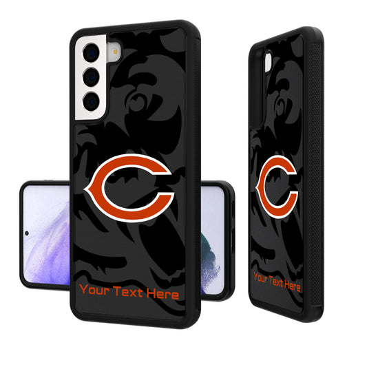 Chicago Bears Personalized Tilt Design Galaxy Bump Case