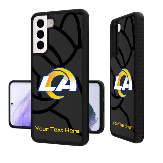 Los Angeles Rams Personalized Tilt Design Galaxy Bump Case