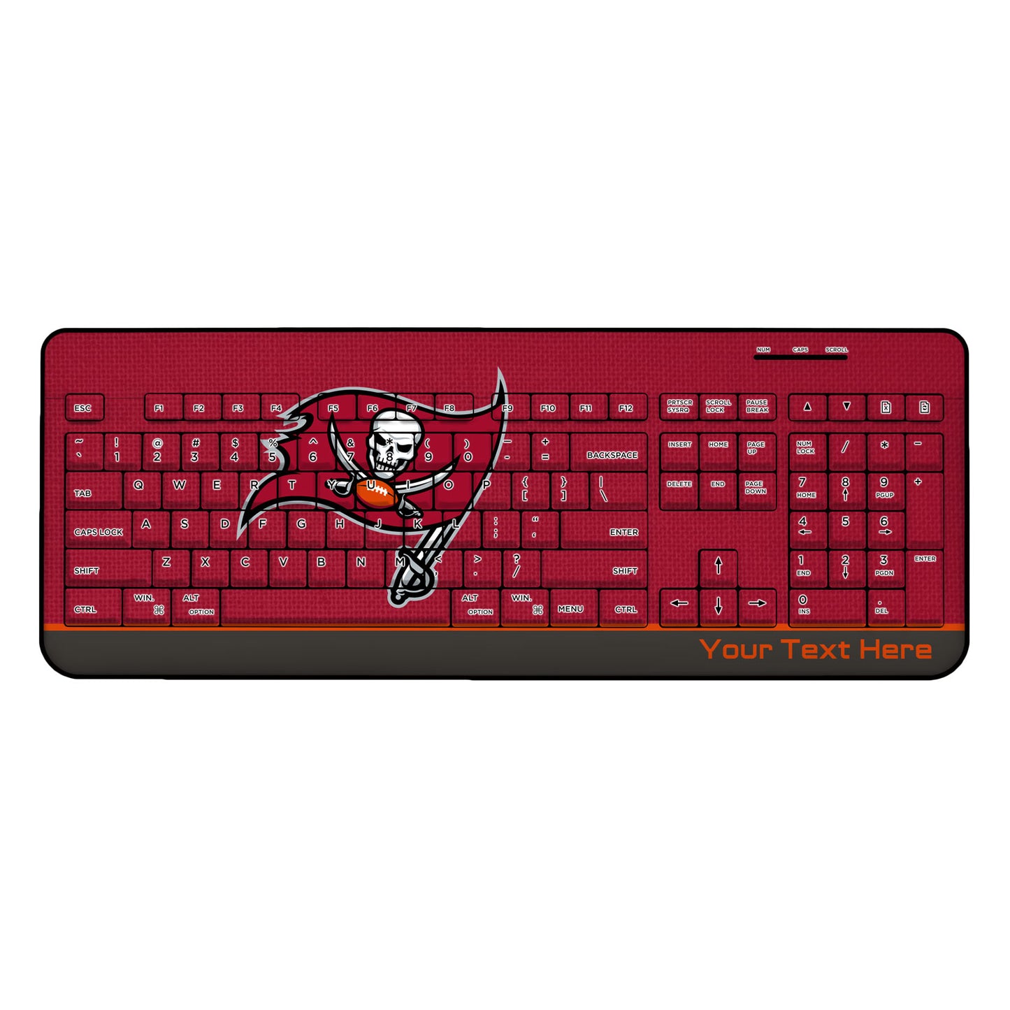 Tampa Bay Buccaneers Personalized Wireless Keyboard