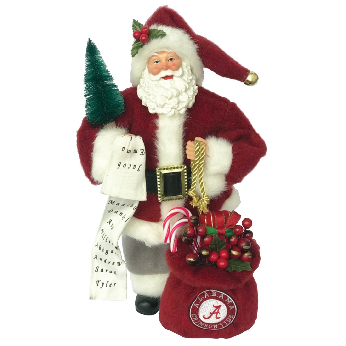 Crimson Alabama Crimson Tide 12'' Santa