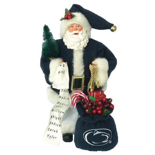 Navy Penn State Nittany Lions 12'' Santa