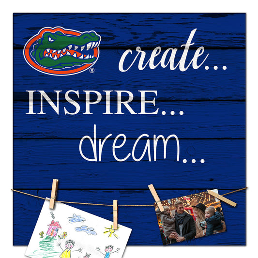 Florida Gators 18'' x 18'' Create Inspire Dream Sign